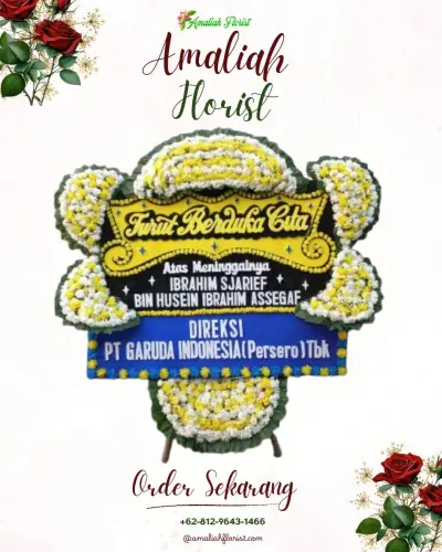 Papan Bunga Duka di Joring Lombang