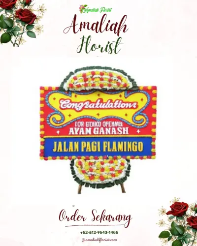 Bunga Papan Congratulation di Joring Lombang